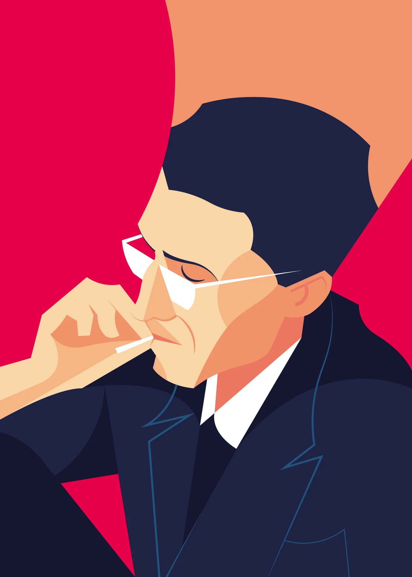 Ritratto di Cesare Pavese - Francesco Lopomo